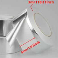 Karščiui atspari aliuminio juosta, 5 cm * 299 cm (vienas ritinys)