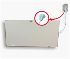 Karbono-kvarco šildytuvas TK300TW (330 W), baltas