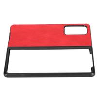Leather Case Cover for Samsung Galaxy Z Fold 2 Shockproof Phone Protective Cover Shell raudona