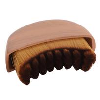 Kontūravimo veido šepetėlis Ergonomiškas prigludimas Tikslus sausam veido šepetėliui smakrui su laikymo dėžute beige