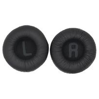1-5 poros minkštų ausų pagalvėlių JBL Tune 500BT 600BTNC T450BT ausinėms. Patvarios baltyminės odos putų ausų pagalvėlės. Pakeičiamos pagalvėlės. Juodos juoda