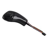 LED Gear Shift Knob Shifter Lever Head Retrofit Kit with Engine Start Stop Button for E61 E60 E46 LHD Carbon Fiber Style