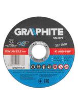 Metalo pjovimo diskai GRAPHITE 115 x 1,0 x 22,2 mm (10 vnt.)