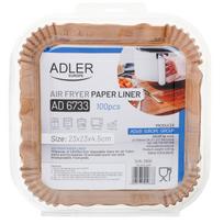 Popieriniai įdėklai oro gruzdintuvei ADLER AD 6733 100 vnt.