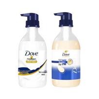 Dove Intensive Repair Shampoo & Deep Nourishing Body Wash Combo Set