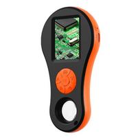 500X Digital Handheld Microscope 2MP Camera 8 LED Light Kids Science Exploration Portable Learning Tool Fit for Science oranžinė/juoda