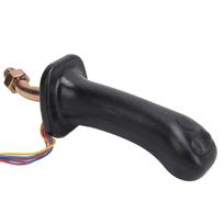 2PCS Excavator Joystick Handles 3 Buttons Black Durable for Doosan DH DX150 215 225 300 370‑9C