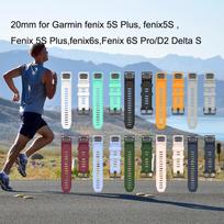 Sport Replacement Watch Strap for Garmin fenix 5S Plus, fenix5S, Fenix 5S Plus, fenix6s, Fenix 6S Pro D2 Delta S Strap Lake Blue