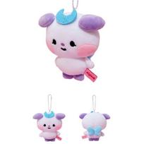 Mighteez Mini pliušinis raktų pakabukas – mielas K-pop personažo pakabukas Jjongyo