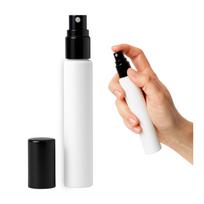 Plastikinis butelis su metaliniu dangteliu 30ml - mėginio buteliukas