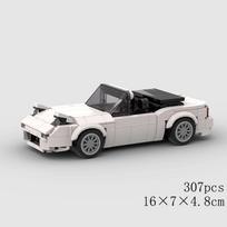 MOC Automobilis MX-5 miata NA Kabrioletas Techninis Lenktyninis Transporto Priemonė Statybinis Blokuotas Greitis Super Lenktynės Kalėdinė dovana plyta Miesto Rally Žaislas