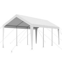 Automobilio pastogė 3 x 6 m balta