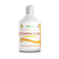 Swedish Nutra skysti vitaminai C + D3 + Cinkas imuniteto stiprinimui, 500 ml.