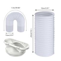 Exhaust Hose Flexible for Mobile Air Conditioning Devices Tumble Dryer Extractor Hood Accessories