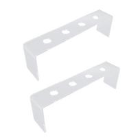 2Pcs Wine Bottle Stopper Display Acrylic Transparent 4 Slots Integrated Wine Stopper Holder for Countertop Bar Displays