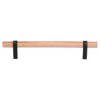 Modern Simple Drawer Wardrobe Handle Black Pine Door Pull Furniture Hardware for Home Living Room128 Hole
