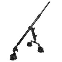 Siurbimo puodelio laikiklio rinkinys, tinkantis Insta360 X5 X4 X3 X2 veiksmo kameroms, automobilio stogo kameros laikiklis ir 120 cm asmenukių lazda