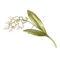 Elegantiška orchidėjų sagė Rankų darbo sagė Madingi drabužiai Papuošalai Aksesuarai Lydinio tekstūra Dovana madai individualiai 1