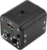 "Jectse" Skaitmeninė pramoninė mikroskopo kamera 5-12V, 1/3 in 60F/S 1080P HDMI, juoda, plastikinė, LED, automatinis baltos spalvos balansas ir ryškumas, ES kištukas 220V