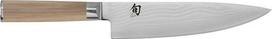 "KAI Shun Classic White" japoniškas virėjo peilis 20 cm ilgio ašmenimis - 32 sluoksnių VG MAX damasko peilio šerdis - 61 (±1) HRC - Pakka medinė rankena - pagamintas Japonijoje - virtuvės peilis virėjo peilis Kalti