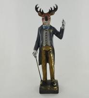 Dapper elnias statulėlė Derliaus drabužių stilius Unikalus naujiena Dekoras Steampunk fantazijos gyvūnai H27.5cm