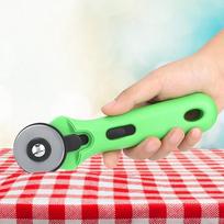 45mm Round Cutter Knife Cloth Knife Round Hob Fabric Cutter Sewing Accessories (Green) žalia