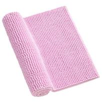 Chenille Anti slip Water Absorbent Non slip Mat Bathroom Living Room (Pink)