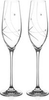 DIAMANTE Angelina Prosecco taurės, 2 vnt., su Swarovski kristalais