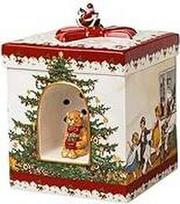 Villeroy & Boch und Boch - Kalėdiniai žaislai, kvadratinė pakuotė, vaikams, 17 x 17 x 21,5 cm, porcelianas, įvairiaspalvis, 14-8327-6693, Martini Olive/Martini Olive Terra Camo, 17 x 17 x 21,5 cm
