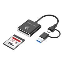 10Gbps CFexpress Type B kortelių skaitytuvas-rašytuvas USB3.2 Gen2 USB-C CFe kortelių skaitytuvas, skirtas Android, Windows XP/Vista/7/8/8.1/10/11, Mac OS