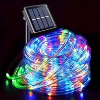 Solar Powered LED String Lights 8 Modes Outdoor Fairy Lights with Auto On/Off Waterproof Garden Garland for Tree Fence Patio Wedding & Camping Decor 7m 50 LEDs