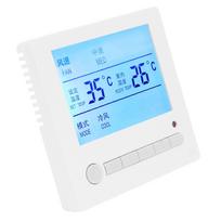AC220V išmanusis LCD termostatas ventiliatoriaus ritės temperatūros reguliatorius oro kondicionavimo skydelio jungiklis