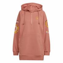 Adidas Stella McCartney Pull On Loose Fit Long Sleeve Hooded Sweatshirt Unisex Sweatshirt Red Pink IB5899 S