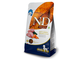 N&D BROWN Visavertis pašaras suaugusiems mažų veislių šunims su ėriena spirulina ir morkomis 5 kg