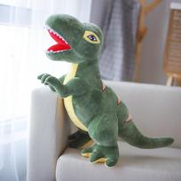 Tyrannosaurus Rex lėlė Dinzauras pliušinis žaislas Miegojimo skudurėlis Lėlė Vaikų žaislas, Šventinė dovana 29cm raudona