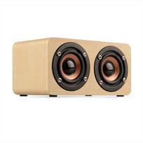 TOPROAD medinis belaidis Bluetooth garsiakalbis 10W nešiojamasis stereo žemųjų dažnių garsiakalbis žemųjų dažnių garsiakalbiai geltona