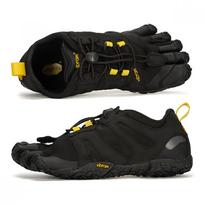 Vibram 5 Fingers V Trail 2.0 moteriški batai, juodi, geltoni, 19w7601, basomis V-TRAIL 2.0 WOMEN BLACK/YELLOW (35)