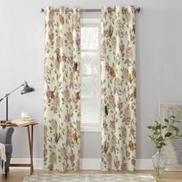 Gėlės Lapai Drugelis Retro Langų Užuolaidos Svetainei Prabangus Miegamojo Užuolaidas Virtuvės Žaliuzės Užuolaidos 135W x 60H(cm) x1