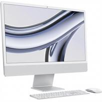 APPLE iMac Z1E2 59,62cm 23,5Zoll Standardglas M4 8C CPU/8C GPU/16C N.E. 16GB 512GB SSD Gbit Eth MM NumKey TID DE Silber (Z1E2-MWUC3D/A-078TAV)