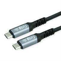 VALUE USB4 Gen2x2 20Git/s Kabel C-C ST/ST 240W 2m - Kabel - Digital/Daten