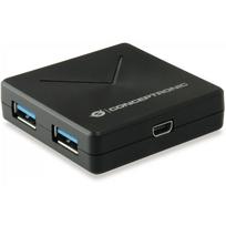 Conceptronic HUBBIES02B - Version 1 - Hub - 4 x SuperSpeed USB3.0 - Desktop (HUBBIES02B)