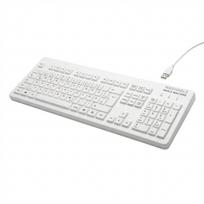 MAN&MACHINE Keyboard Very Cool white Hygienetastatur abwaschbar,104T.,DE (VC/DE/W5)