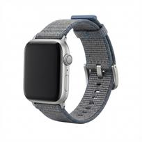 GUAN Premium Plus Armband für Apple Watch, Grau/Blau, 40mm, 41mm, 38mm, 42mm (Series 10/11), GA-MAG-BNDA-PP-CGBS