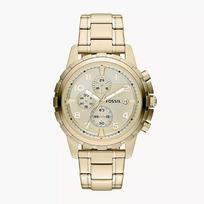 Dean Chronograph Nerūdijančio Plieno Vyriškas Kvarcinis Laikrodis, Klasikinės Spalvos Derinys, Auksas, Trys Mažesni Ciferblatai, Subtilus Paviršius, Kaip Dovana.FS4867 auksas