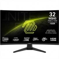 MSI MAG 321CQFDE E18 - LED-Monitor - gebogen - 81.3 cm (32) (31.5 sichtbar) - 2560 x 1440 WQHD @ 180 Hz - Rapid VA - 300 cd/m² - 3000:1 - 0.5 ms - 2xHDMI, DisplayPort (9S6-3DE04T-002)