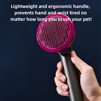 ELS PET Naminių gyvūnų priežiūros šepetėlių rinkiniai Šunų šepetėlių rinkinys Naminių gyvūnų šėrimosi įrankiai su 3 keičiamomis galvutėmis Švelniai pašalina laisvus įvairiaspalvis