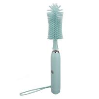 Electric Baby Bottle Brush Set 4 in 1 IP65 Water Resistant Rechargeable Electric Bottle Cleaner with Silicone Brushes