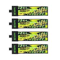 Akumuliatorius BETAFPV LAVA II 1S 480mAh 95C – BT2.0 (4vnt)