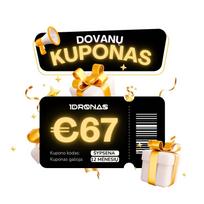 Dovanų kuponas 67 eurų vertės