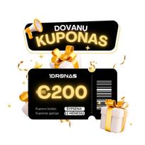 Dovanų kuponas 200 eurų vertės